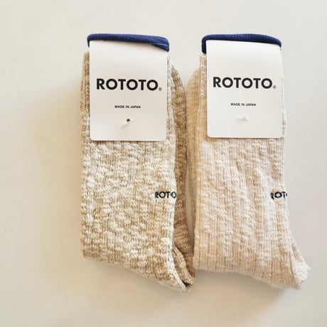 ROTOTO オーガニックコットンスラブソックス
