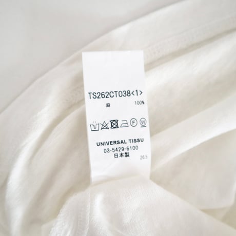 TISSU モックネックリネンプルオーバー