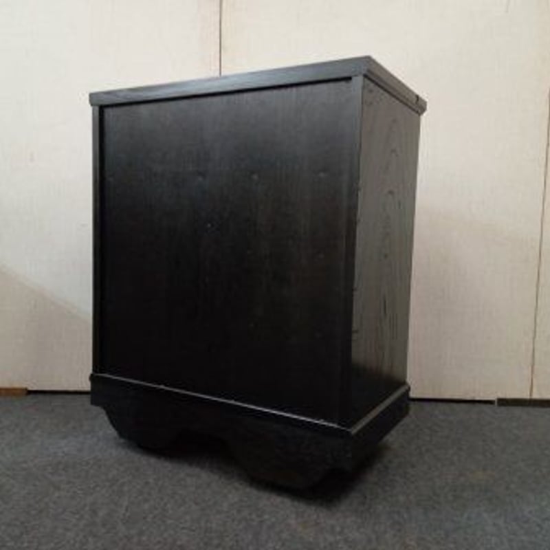 榎津民芸 90チェスト_緑 黒 「購入前に納期をお問い合わせ下さい」「開