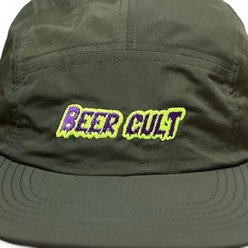 Beer Cult ナイロン5パネルキャップ Olive × Purple（24A New C...