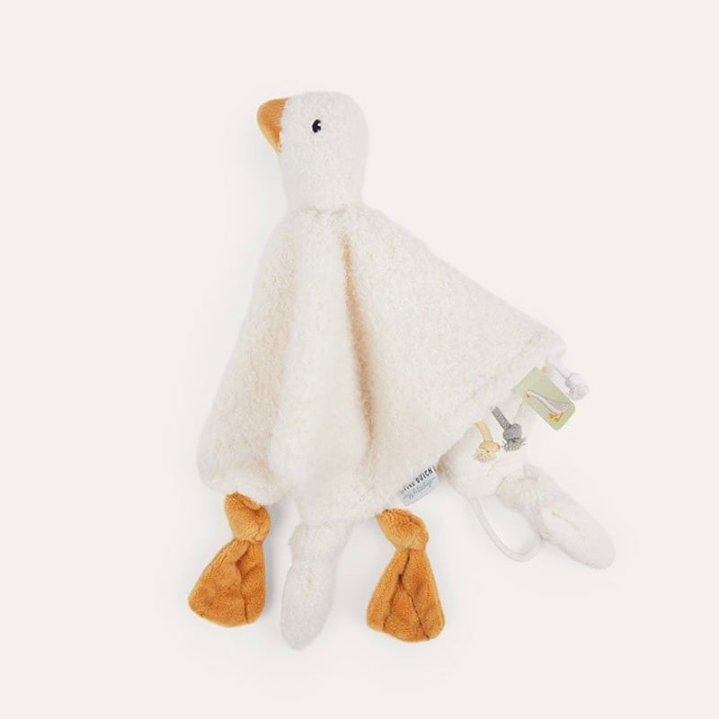 LITTLE DUTCH リトルダッチ ガチョウのぬいぐるみタオル（カドルクロス