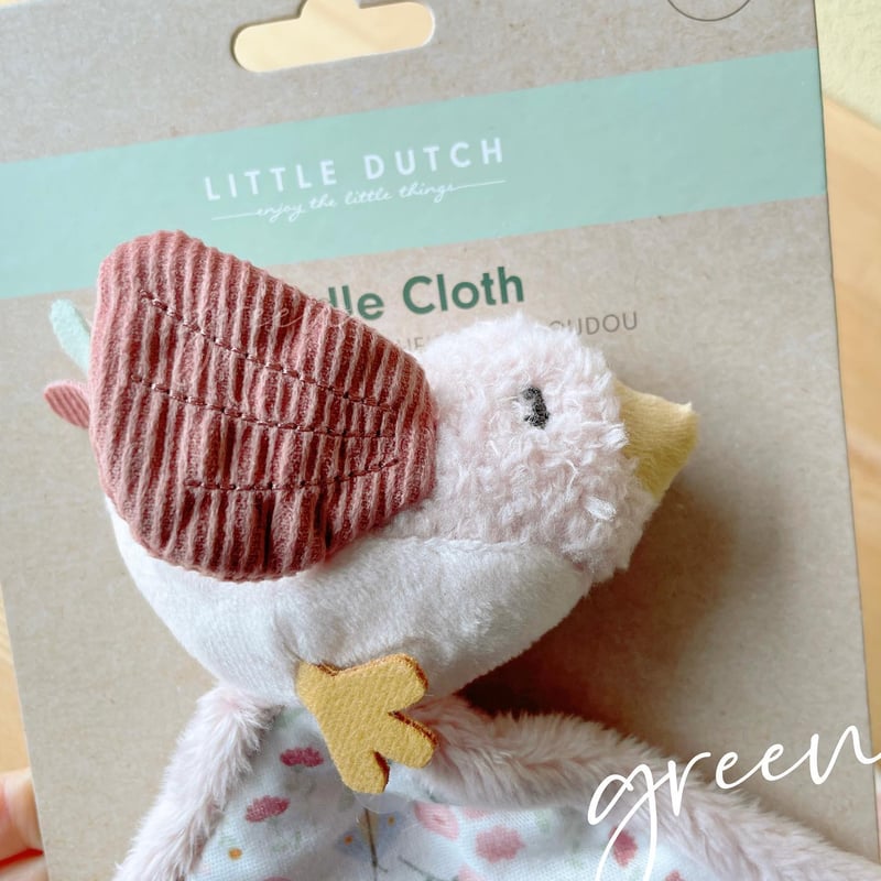LITTLE DUTCH リトルダッチ 小鳥のぬいぐるみタオル（カドルクロス