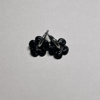 Flower hoop pierce(BLACK)