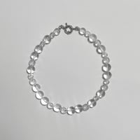 clear ball  necklace