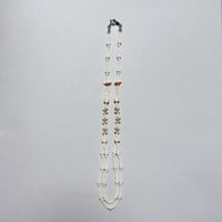 ecru heishi necklace
