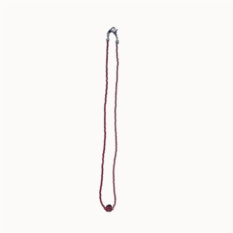 Minimal Gemstone Necklace (cherry blush)