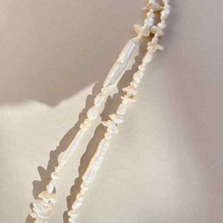 mix pearl necklace
