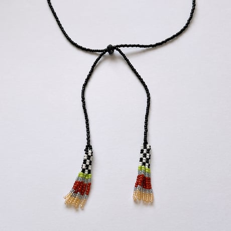 tassel beads necklace