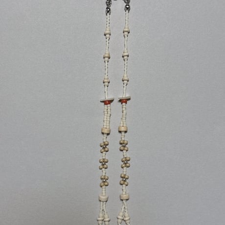 ecru heishi necklace