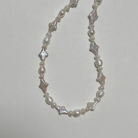 Diamond Pearl necklace