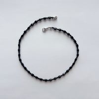 black  beads necklace