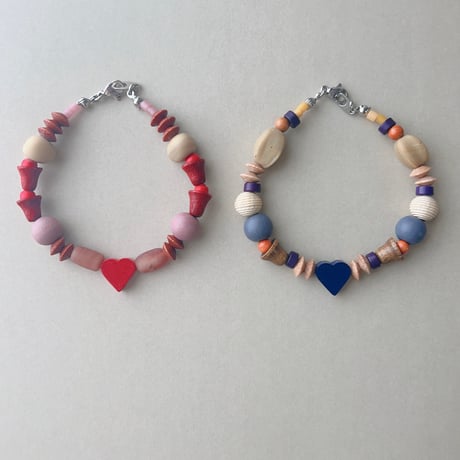 vintage wood bracelet