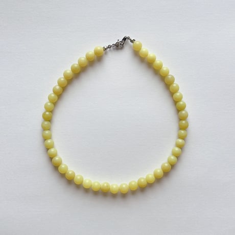 Lemon jade necklace