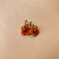 Flower hoop pierce(marble)