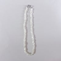 pebble blend necklace(moon lily)