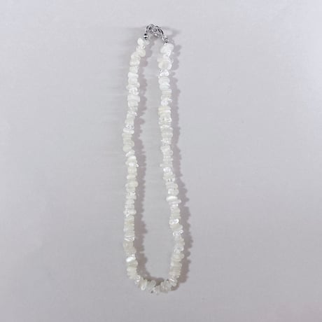 pebble blend necklace(moon lily)