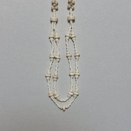ecru heishi necklace