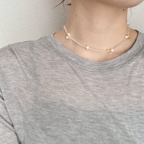 mix drop necklace