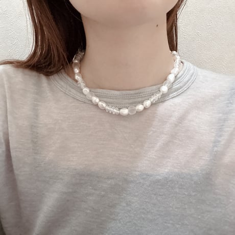 Mix Pearl beads necklace