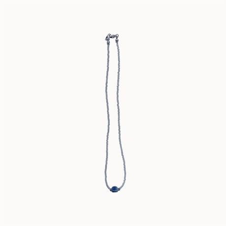 Minimal Gemstone Necklace (blue mist)