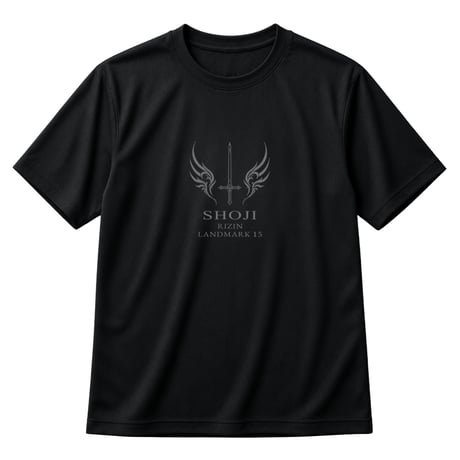 【期間限定送料無料】昇侍 試合応援ドライTシャツ 2026 in HIROSHIMA 半袖 ブラック 大人用　【No.2026-S】