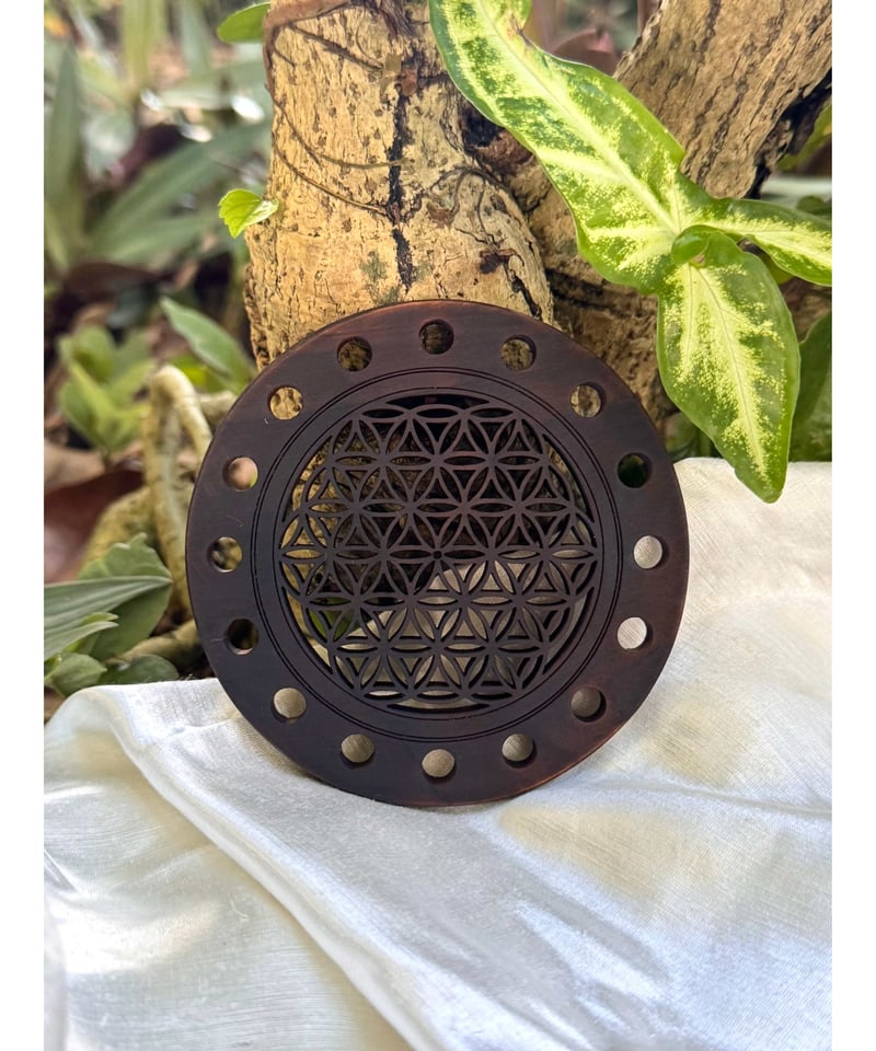尾鷲檜製】CHC16フォレストプレート（9.8cm） | Cosmic hemp 麻炭 Of