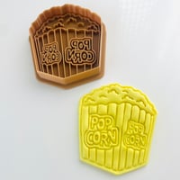 ポップコーン クッキーカッター&スタンプ