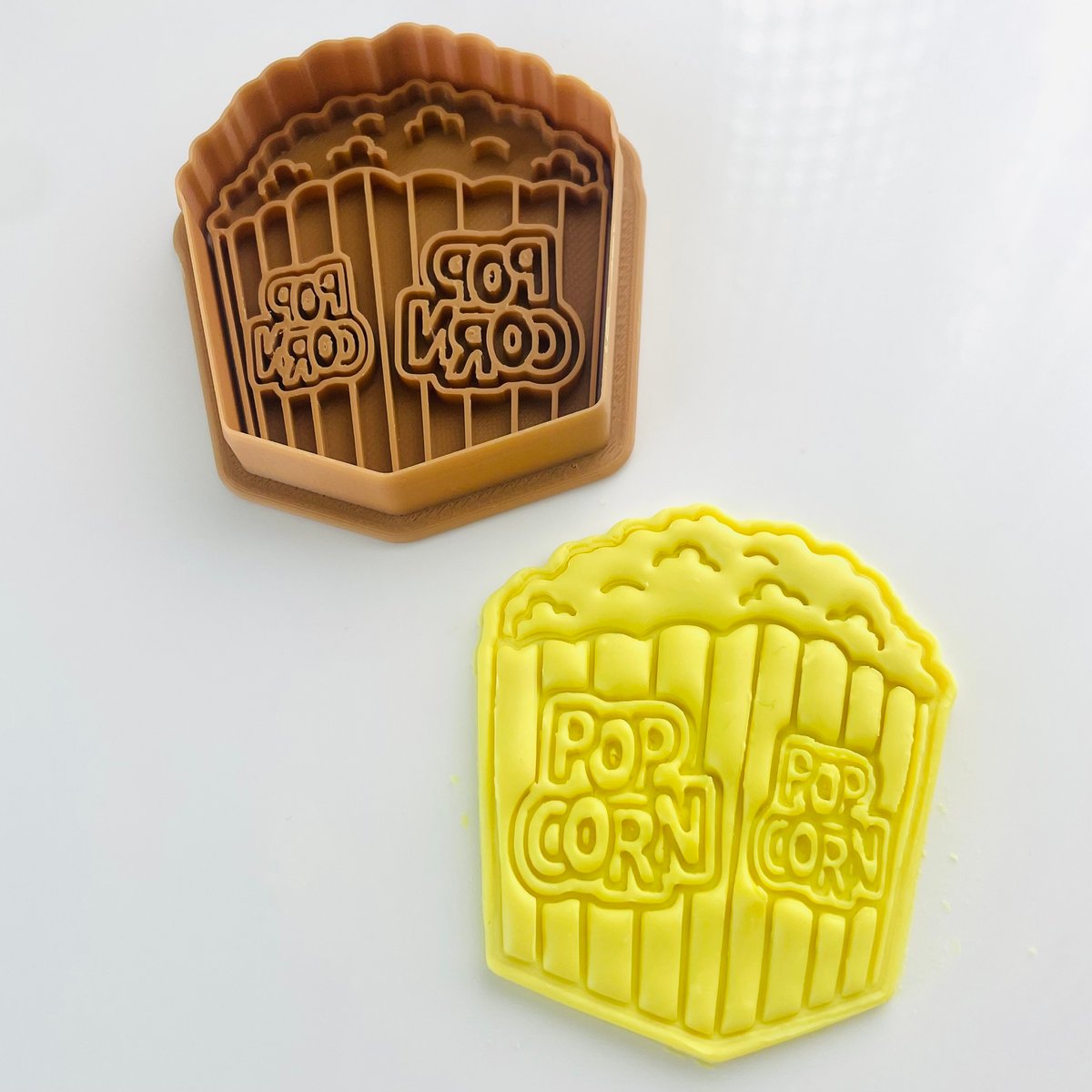 ポップコーン クッキーカッター&スタンプ | 72craftoki