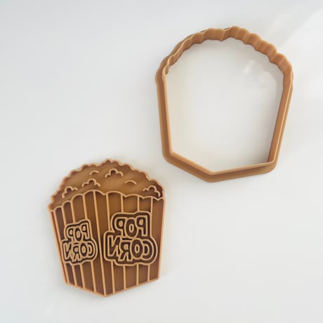 ポップコーン クッキーカッター&スタンプ