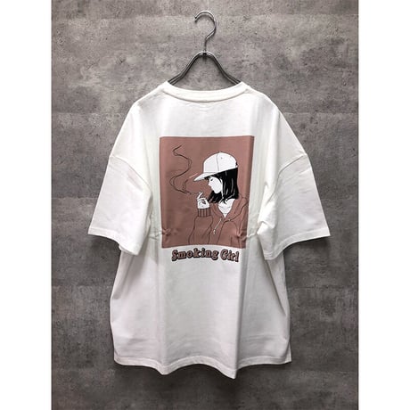 éimセレクト スモーキングガールTシャツ【税込8,900円以上で送料無料】