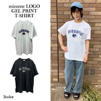 mizzone ホログラムロゴ ジェルプリントTシャツ メンズ ユニセックス【税込8,900円以上で送料無料】