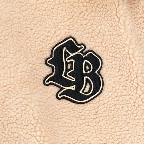 LB Patch Boa Coat Beige
