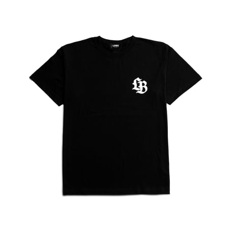 LB Simple Circle Logo Black