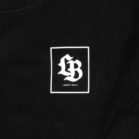 LB Box Logo Long Sleeve Tee Black