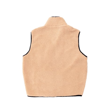 LB Patch Boa Vest Beige