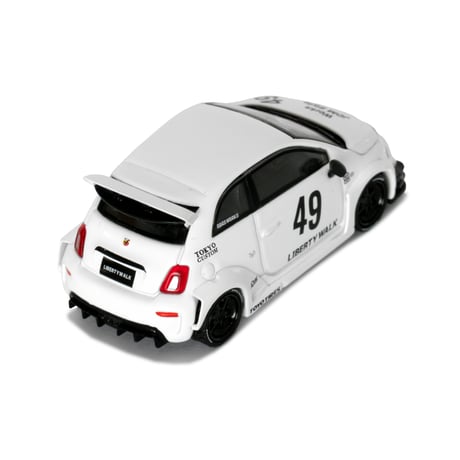 1/64 MINI LB-WORKS x Abas Works ABARTH 595 Gara White