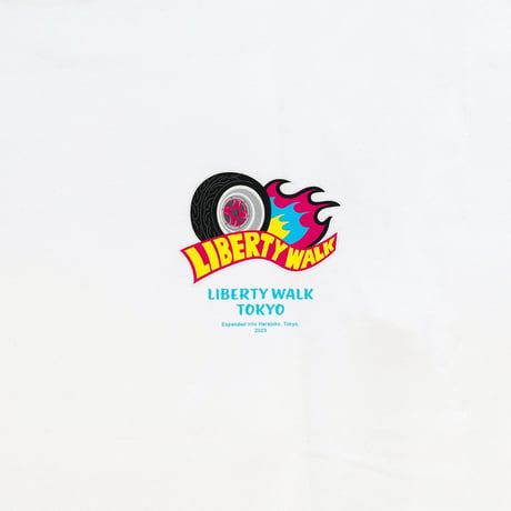 LIBERTY WALK KENMERI Fire Tee White