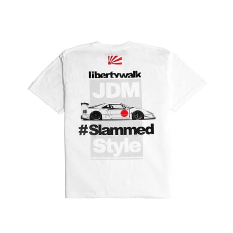 JDM Style F40 Tee White