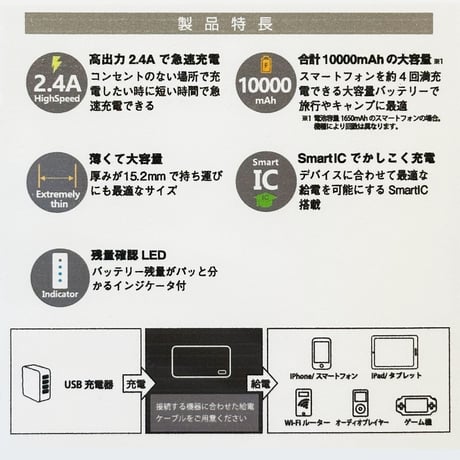 LB Slammed Car Mobile battery 10,000mAh