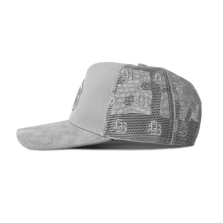 LB Logo Mesh Cap Gray