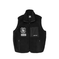 LB Patch Boa Vest Black