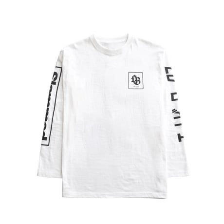 LB Box Logo Long Sleeve Tee White