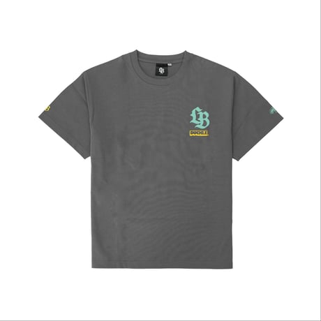 LB×KAZZROCK Paint Tee Gray