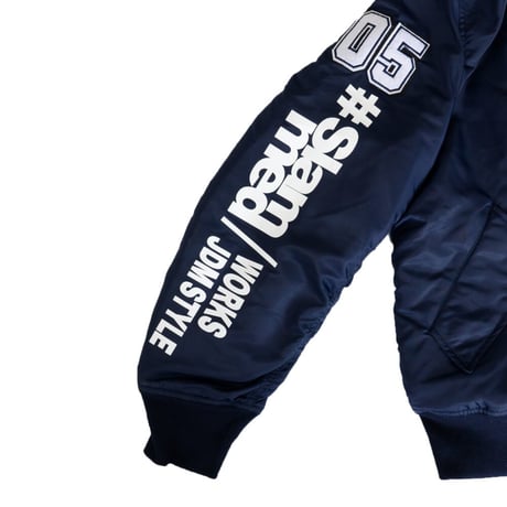 LB Slammed MA-1 Navy