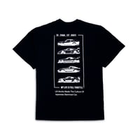 LB Slammed Car Big Tee Black