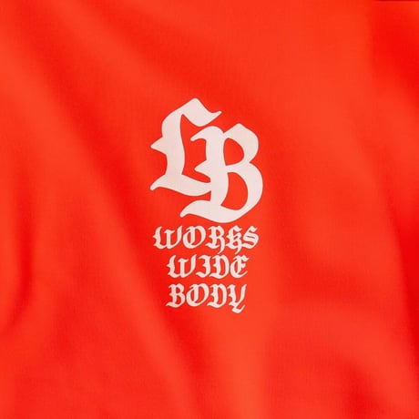 LB Arch Logo Fluorescence Orange Hoodie