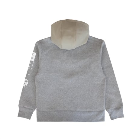 NEWERA LBWK TECH SWEAT FULLZIP HOODIE GRAY×OLIVE