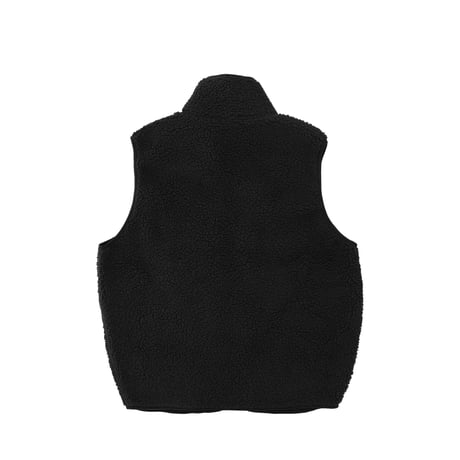 LB Patch Boa Vest Black
