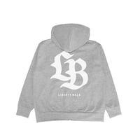 LB Cardboard Knit Zip Hoodie Gray