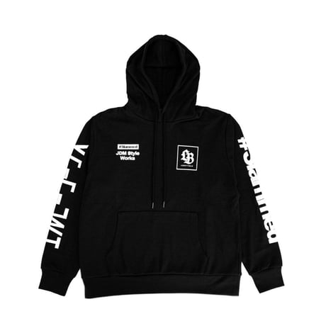 LB Box Logo Hoodie Black